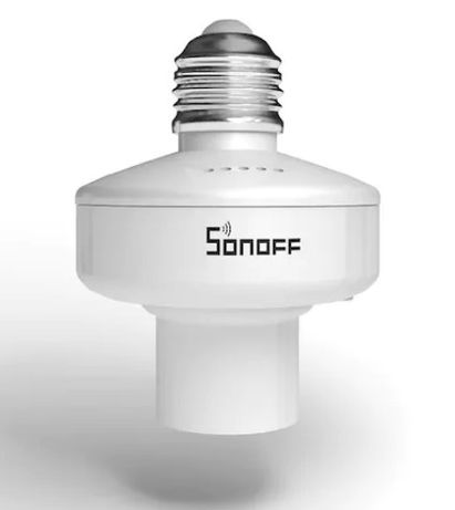 Suporte Inteligente para Lâmpada E27 com Wi-Fi e RF Slampher R2 Sonoff