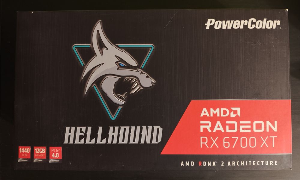 zamienię Powercolor Hellhound RX 6700XT 12GB