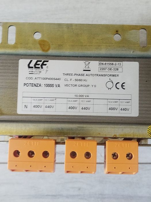 Autotransformator 3 fazowy nowy