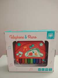 Brinquedo Telefone e Piano NOVO