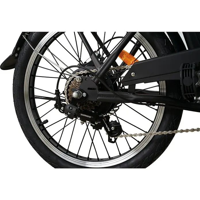 Bicicleta elétrica dobrável RKS da shimano