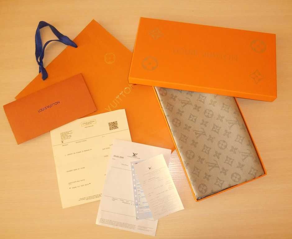 Louis Vuitton chusta Szalik, Szal apaszka damski kasmir, Francja 0337