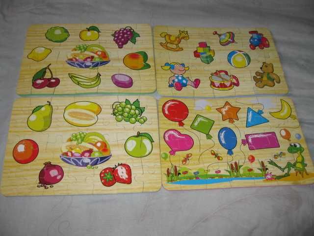 Мягкие пазлы пазли Фрукти Геометричні фігури Фигуры Игрушки Іграшки