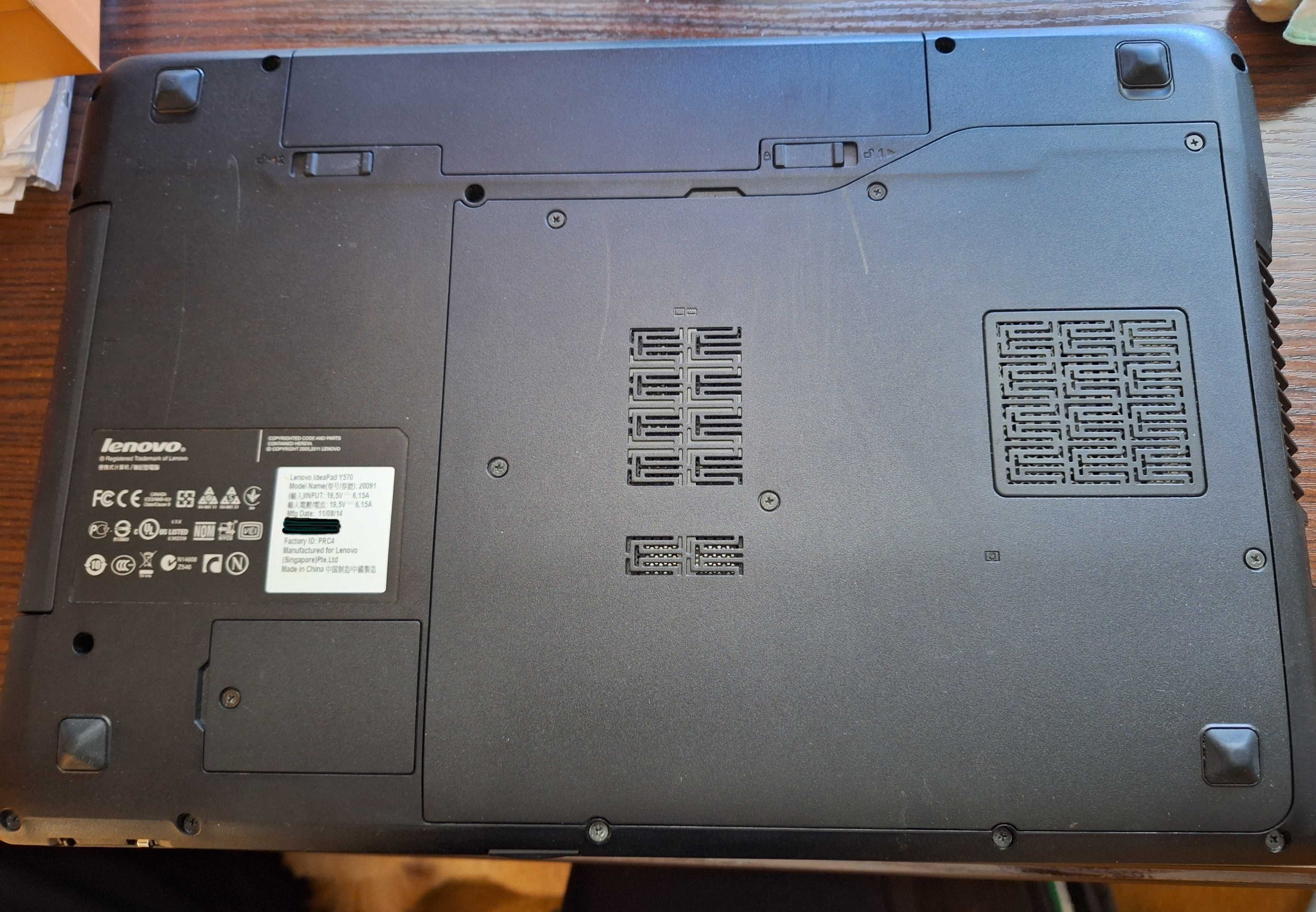 Ігровий ноутбук Lenovo IdeaPad Y 570