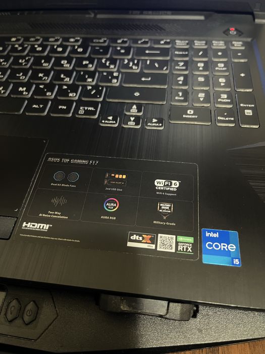 Ноутбук ASUS TUF Gaming F17 FX706HEB-HX157