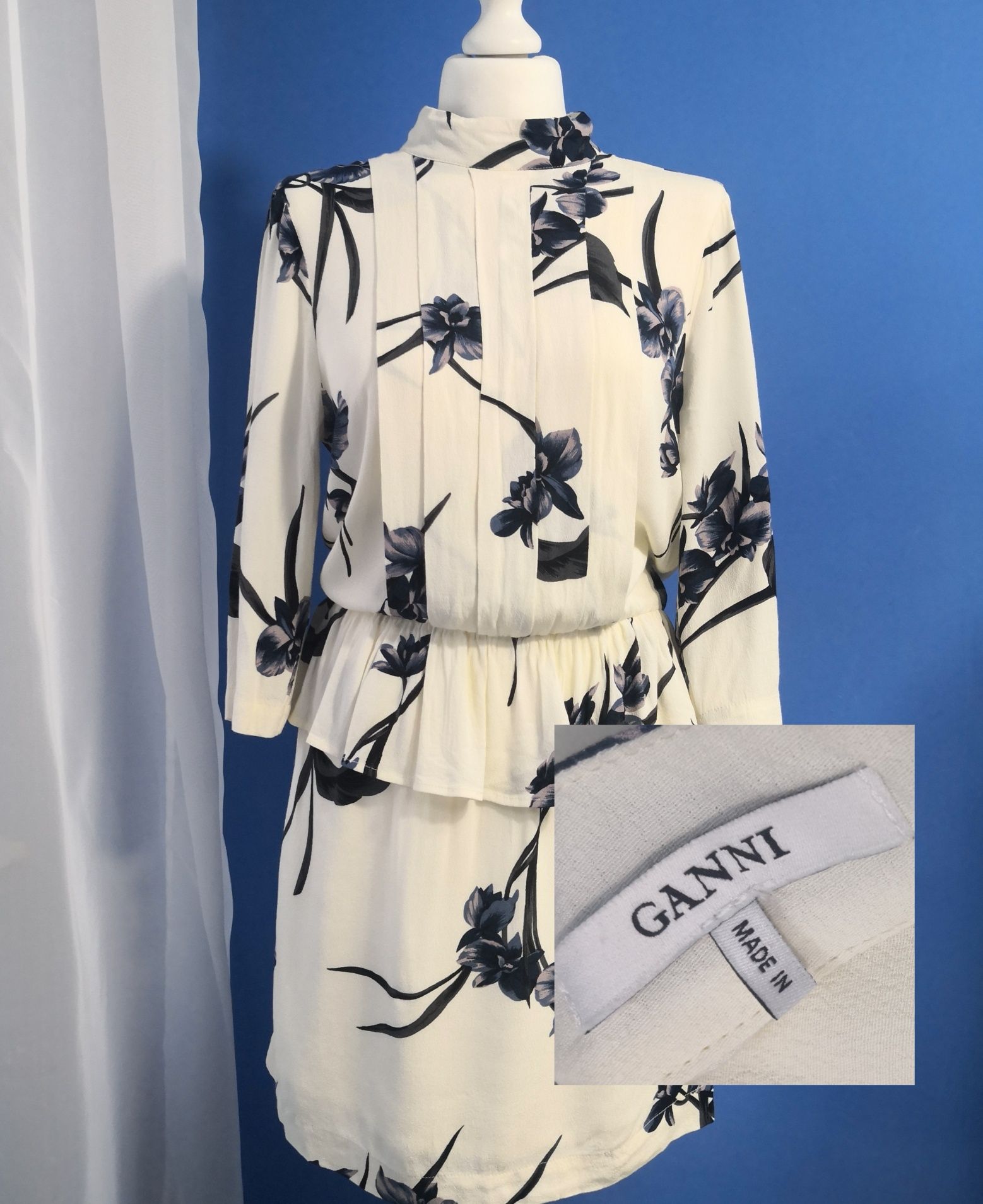 GANNI - oryginalna sukienka marki premium S