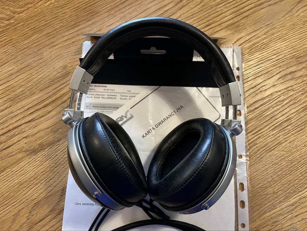Denon AH-D2000 kultowe słuchawki audiofilskie stan kolekcjonerski