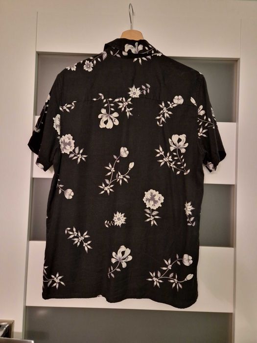 Koszula "hawajska" czarna unisex H&M
