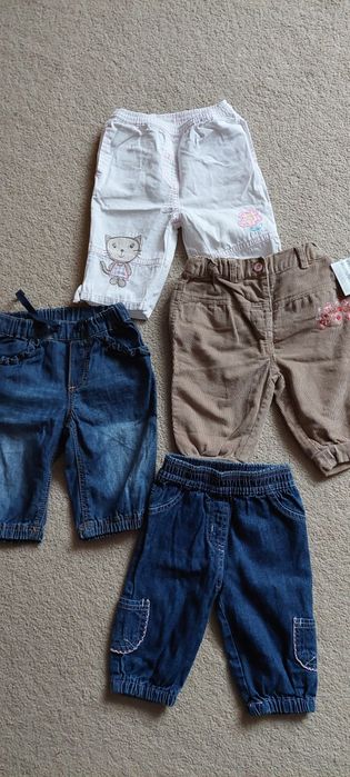 Spodnie zestaw 4szt