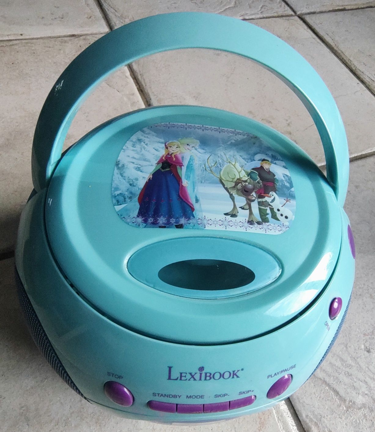 LexiBook Frozen boombox odtwarzacz CD kraina lodu
