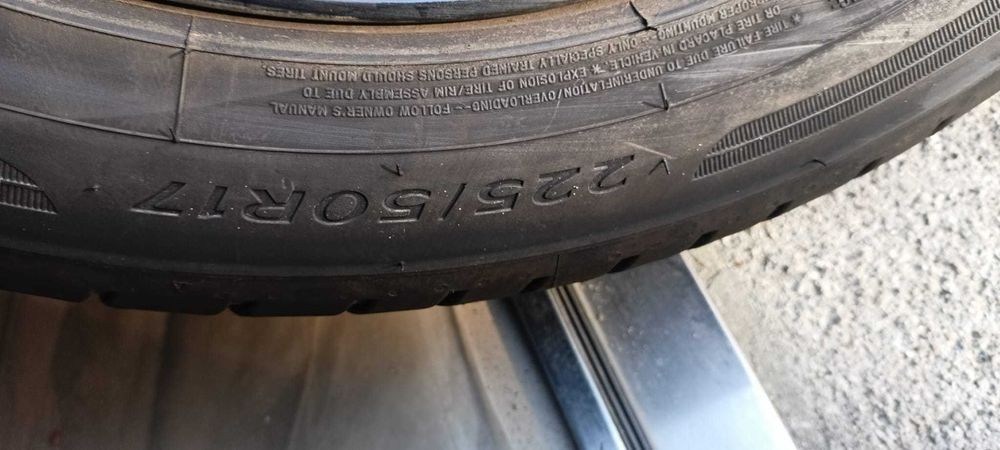 DUNLOP 225/50 R17 z felgami Proline czarny połysk, stan super