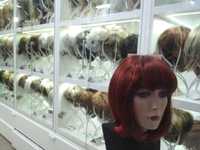 Peruka bob wiśniowy  lux wig shop Nessaja