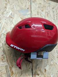 Kask btwin 500 rozmiar XS 48-52 cm czerwony