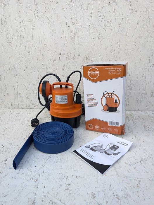 Акція , знижка 15 % насос дренажний + 10 м шланг