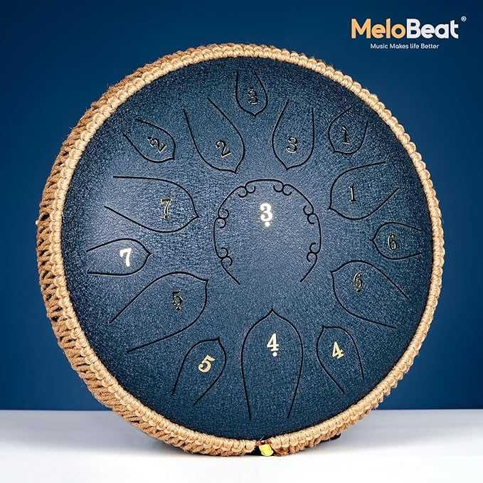 Stalowy bęben językowy Tongue Drum  12 cali 15 tonów