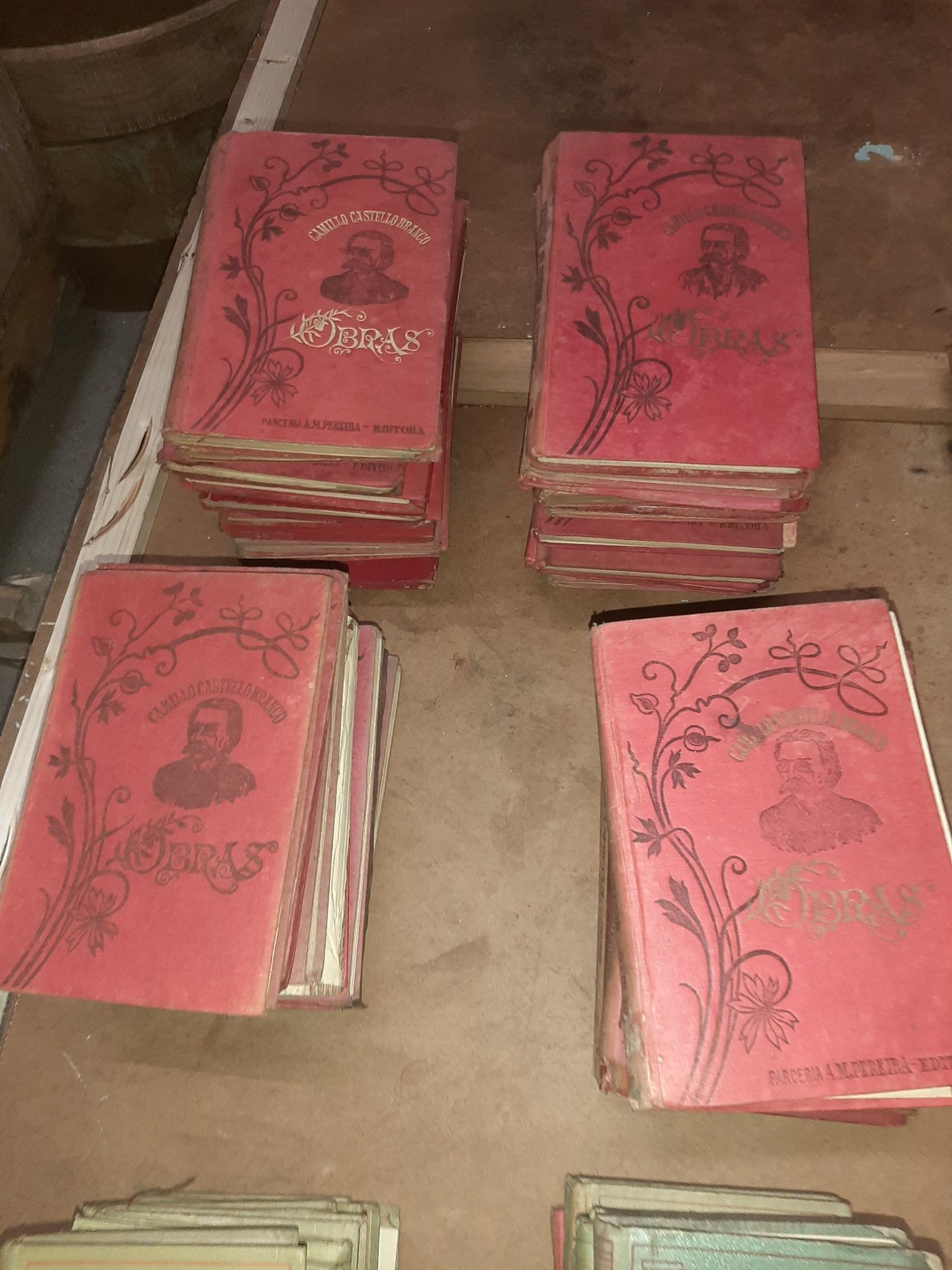 Lote de Livros de Camilo Década de 1900
