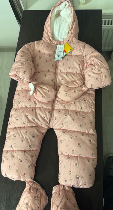 Дитячий Комбінезон Ніжна розочка дівчинки, новий, TEX розміри 68, 74
