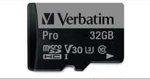 Verbatim Karta micro SD 47041 Pro microSDHC U3 32 GB z adapterem