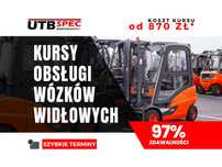 Kurs Szkolenie obsługa Wózek Widłowy Ładowarka Manitou JCB Egzamin UDT
