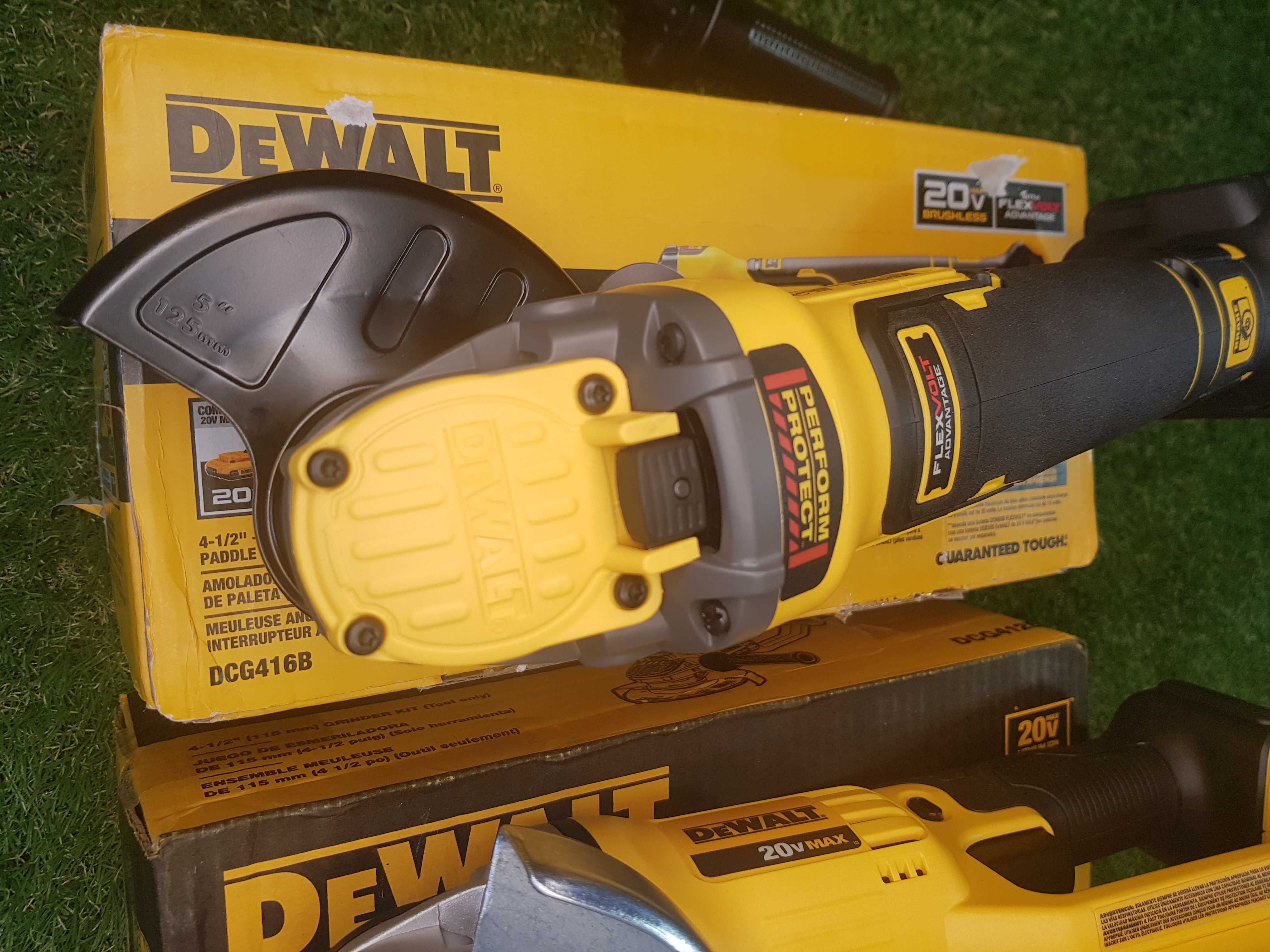 Болгарка аккумуляторная DeWALT DCG412 / DCG416 20V FLEXVOLT