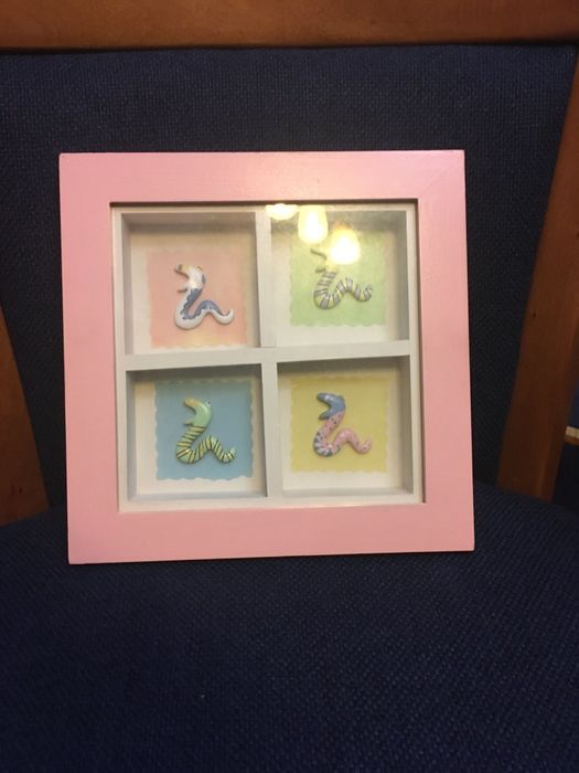 Quadro decorativo rosa