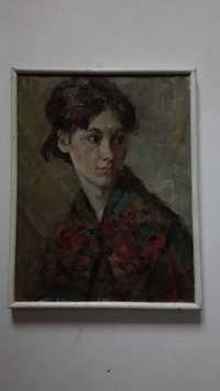 С.А Григорьев (1910—1988) Портрет холст, масло