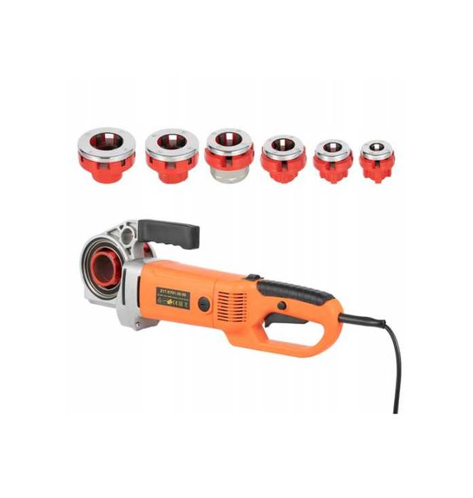 Elektryczna gwintownica do rur 2300W + 6 narzynek