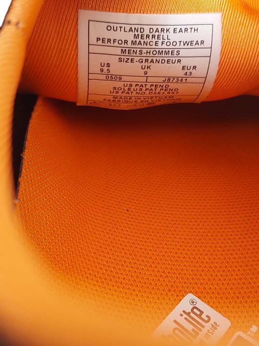 Кроссовки Merrell Ice Cap Moc2 Black\orange(A4012-3)термо р-ры:41-46