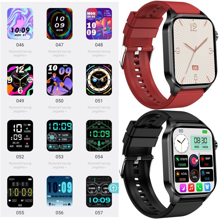 Smartwatch Zegarek Dla Seniora Ekg Pomiar Cukru Puls Ciśnienie Tempera