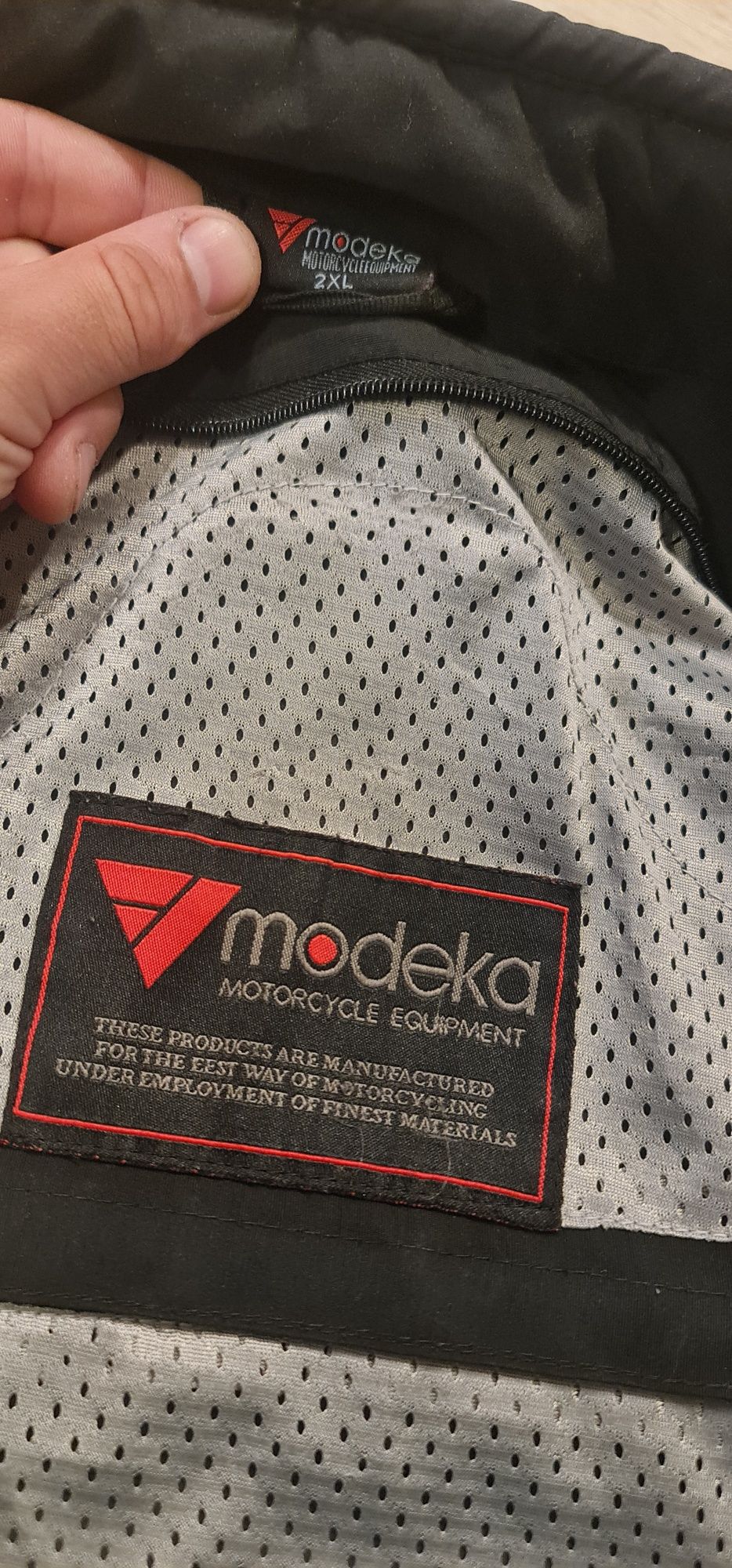 Kurtka spodnie komplet podpinki modeka 2xl