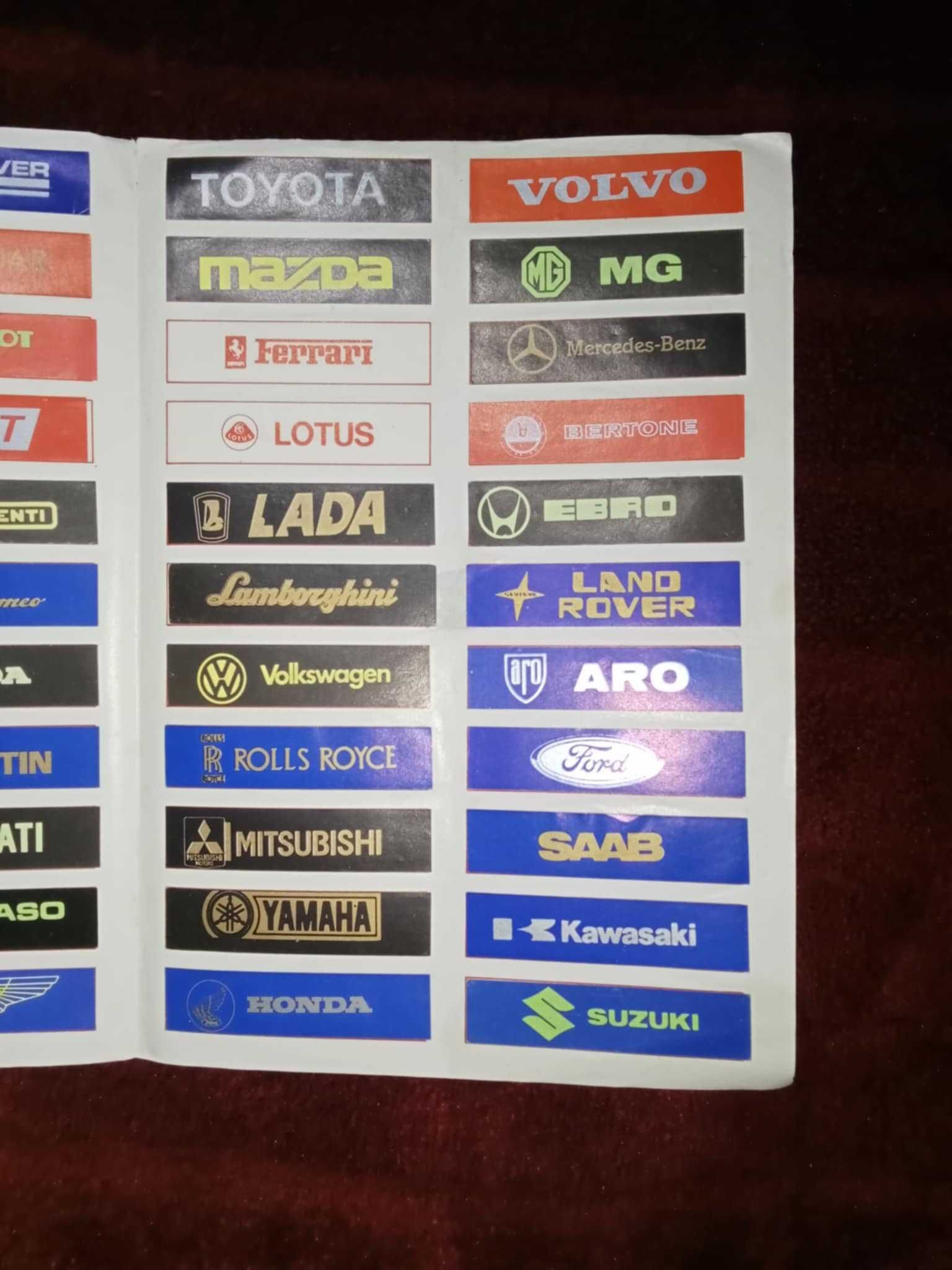 Caderneta A Todo o Gáz Anos 80