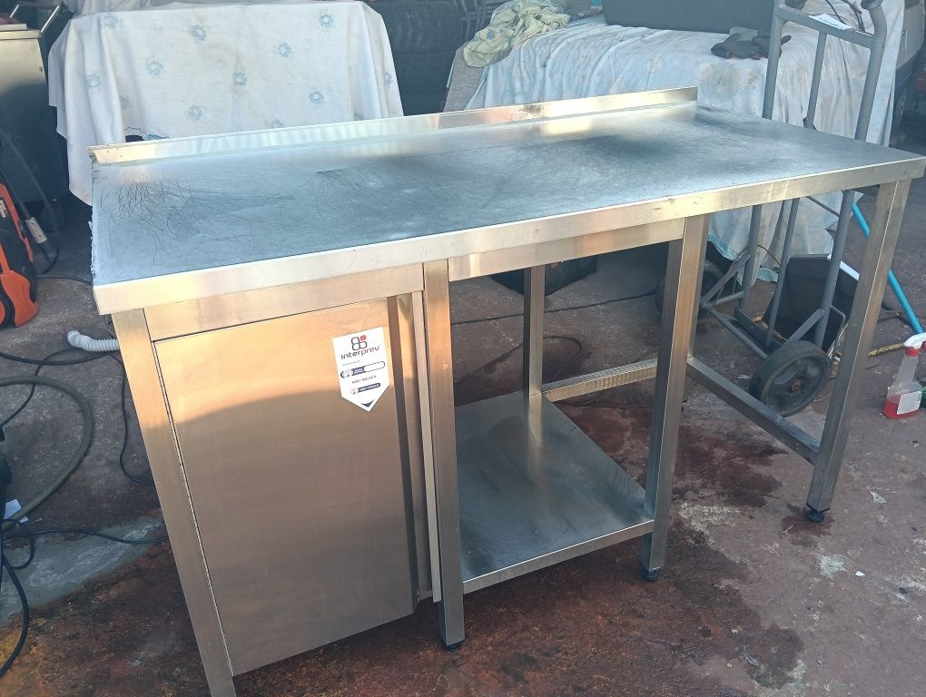 Escaparate em inox 1.50