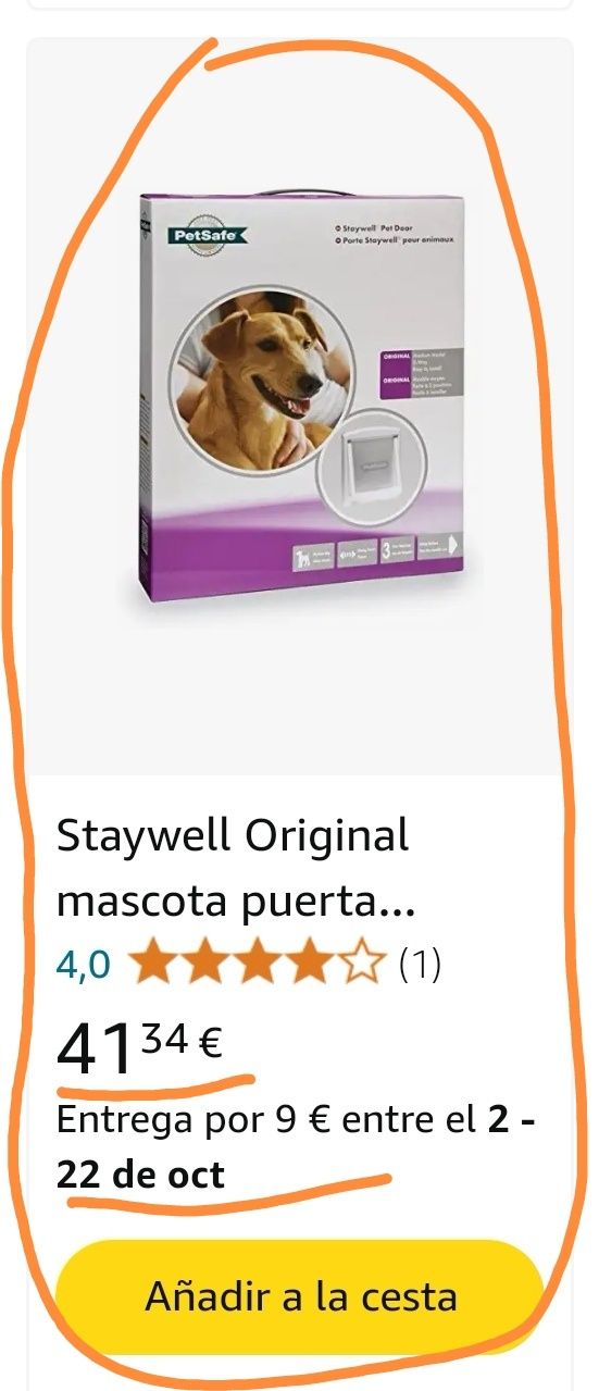 (Novo) Porta de 2 vias para gatos e cães PetSafe