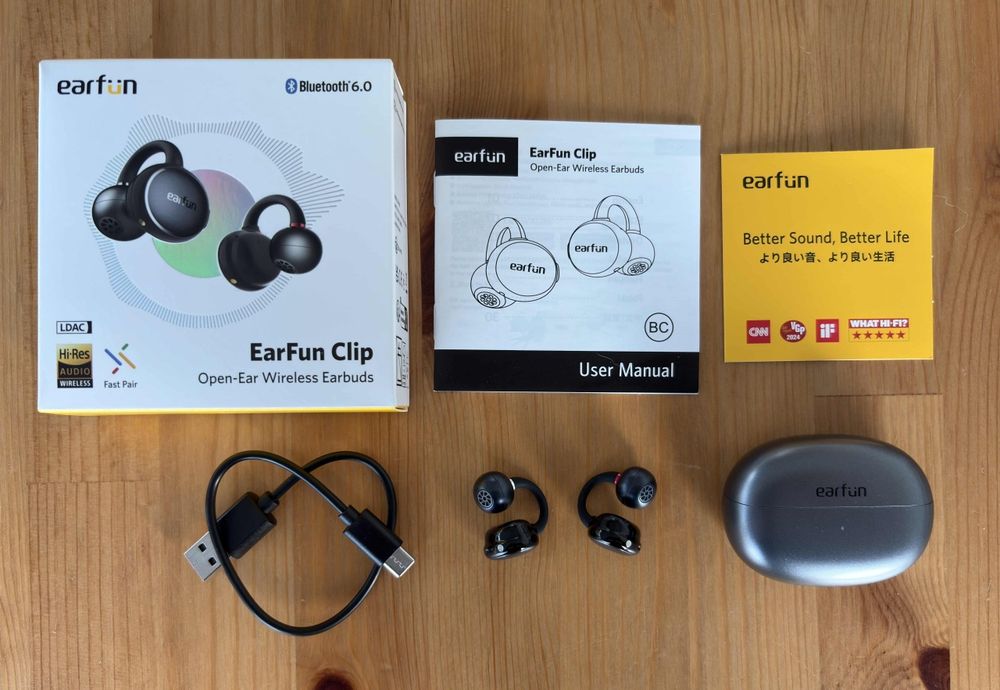 Продам Навушники Earfun Clip Silver Gray