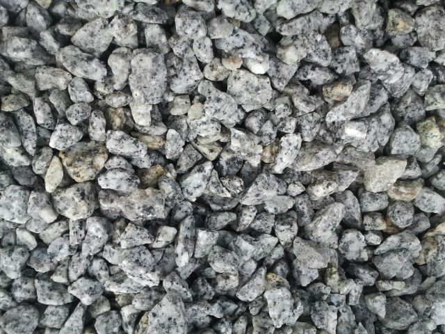 Granit grys granitowy 8-16,16-22 Oświęcim kamień ogrodowy dalmatyńczyk