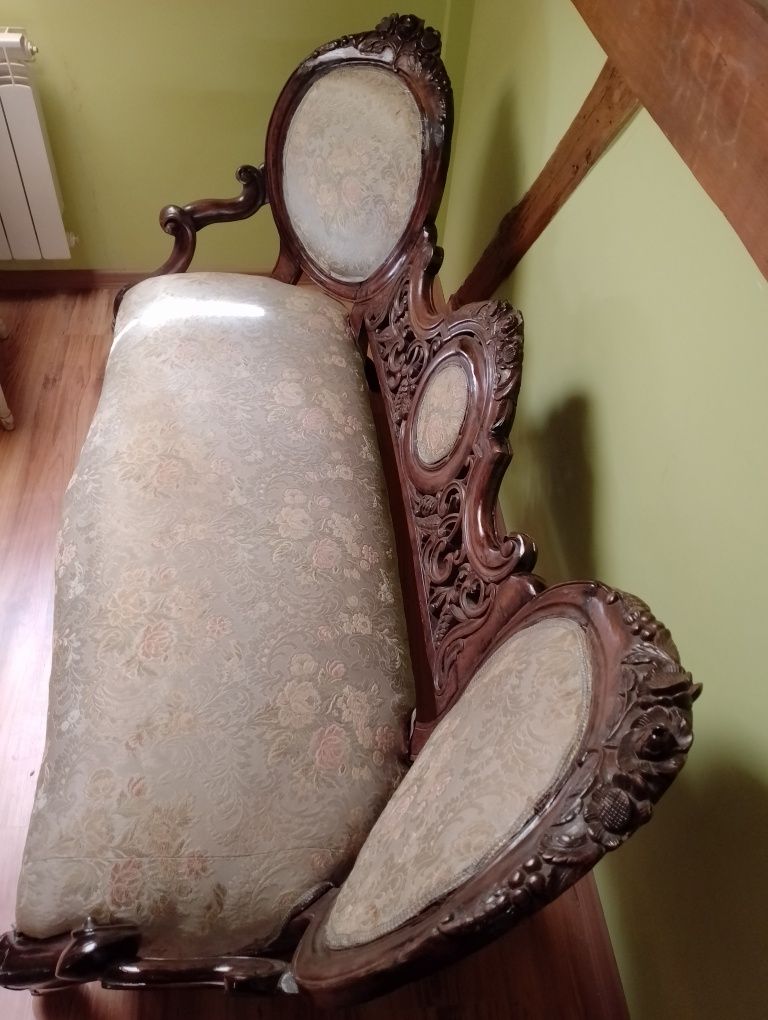 Piękna stara sofa antyk barok -ludwik