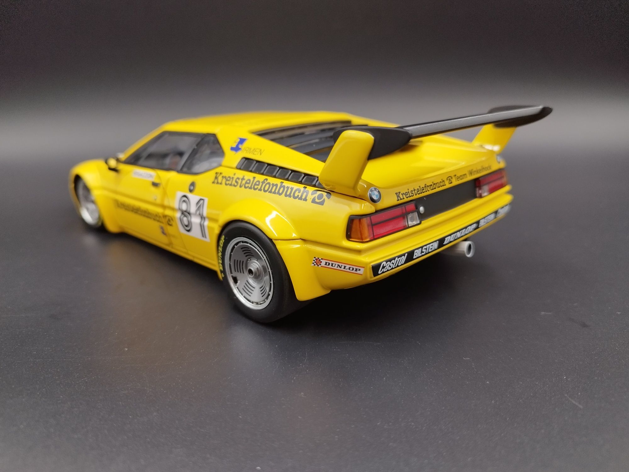 1:18 Minichamps BMW M1 Procar 'KREISTELEFONBUCH' TEAM Winkelhock model