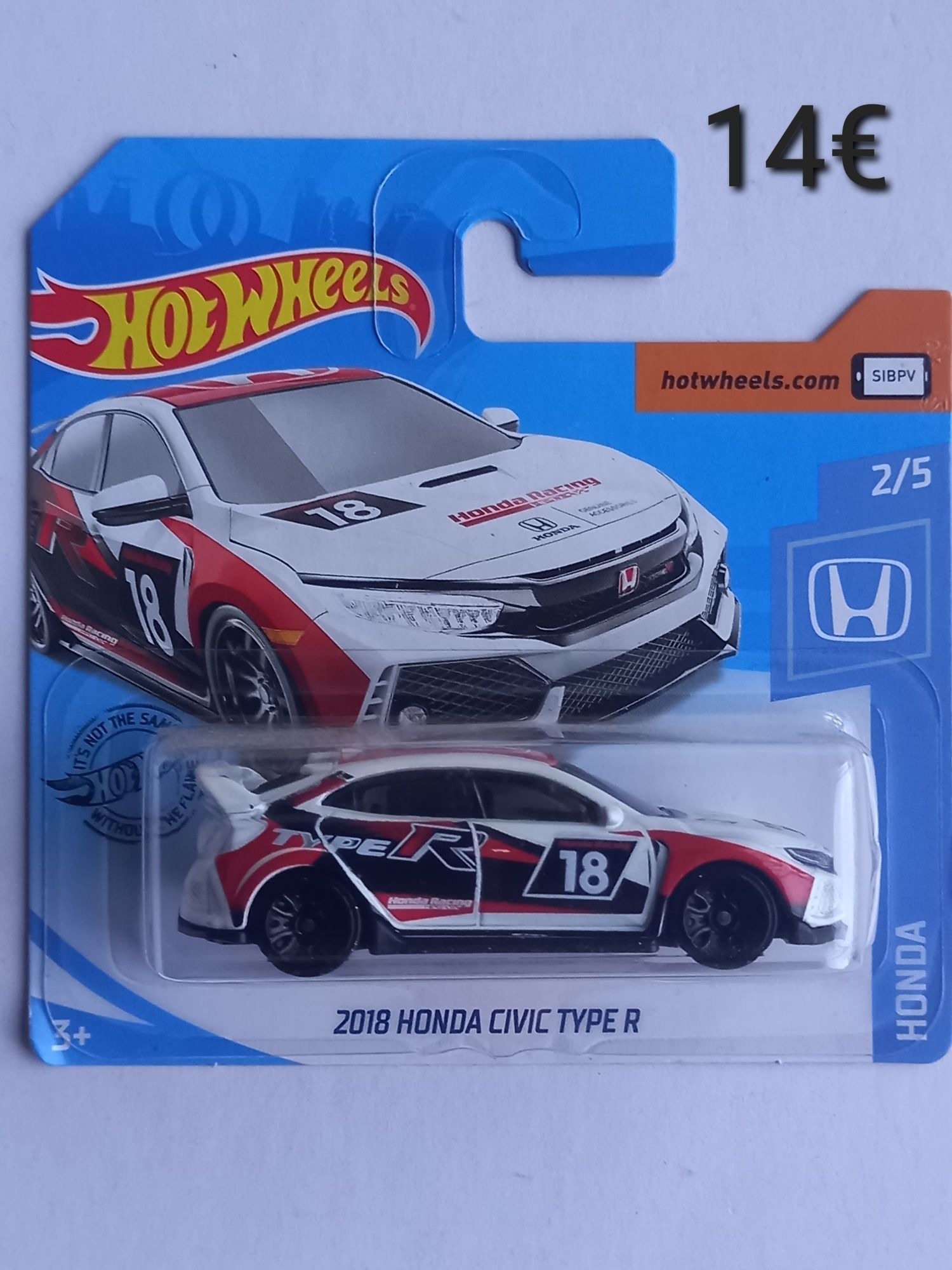 2018 Honda Civic Type R hot wheels