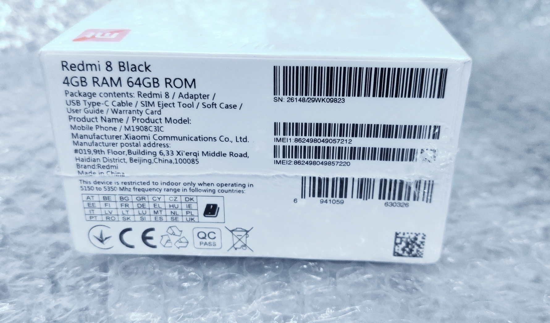 Смартфон Xiaomi Redmi 8 4/64Gb черный CDMA новый