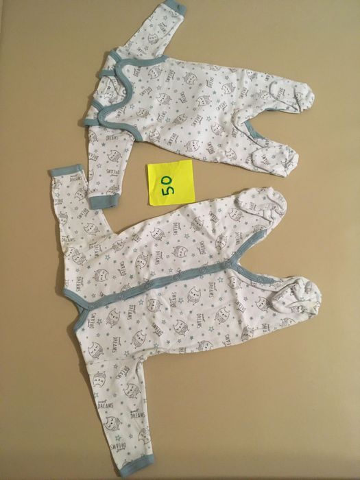 Zestaw w sówki r.50 Mir-mar wcześniak #50.07