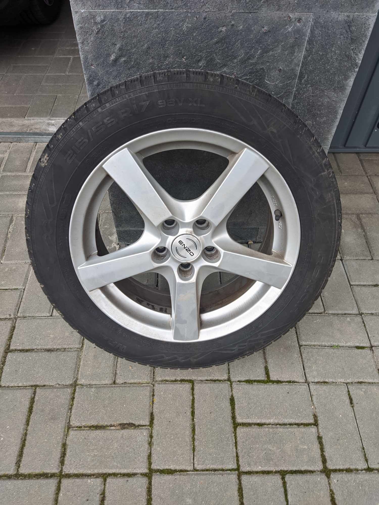 Koła 17" - alufelgi Enzo 5x114,3 i opony zimowe Nokian 215/55 R17