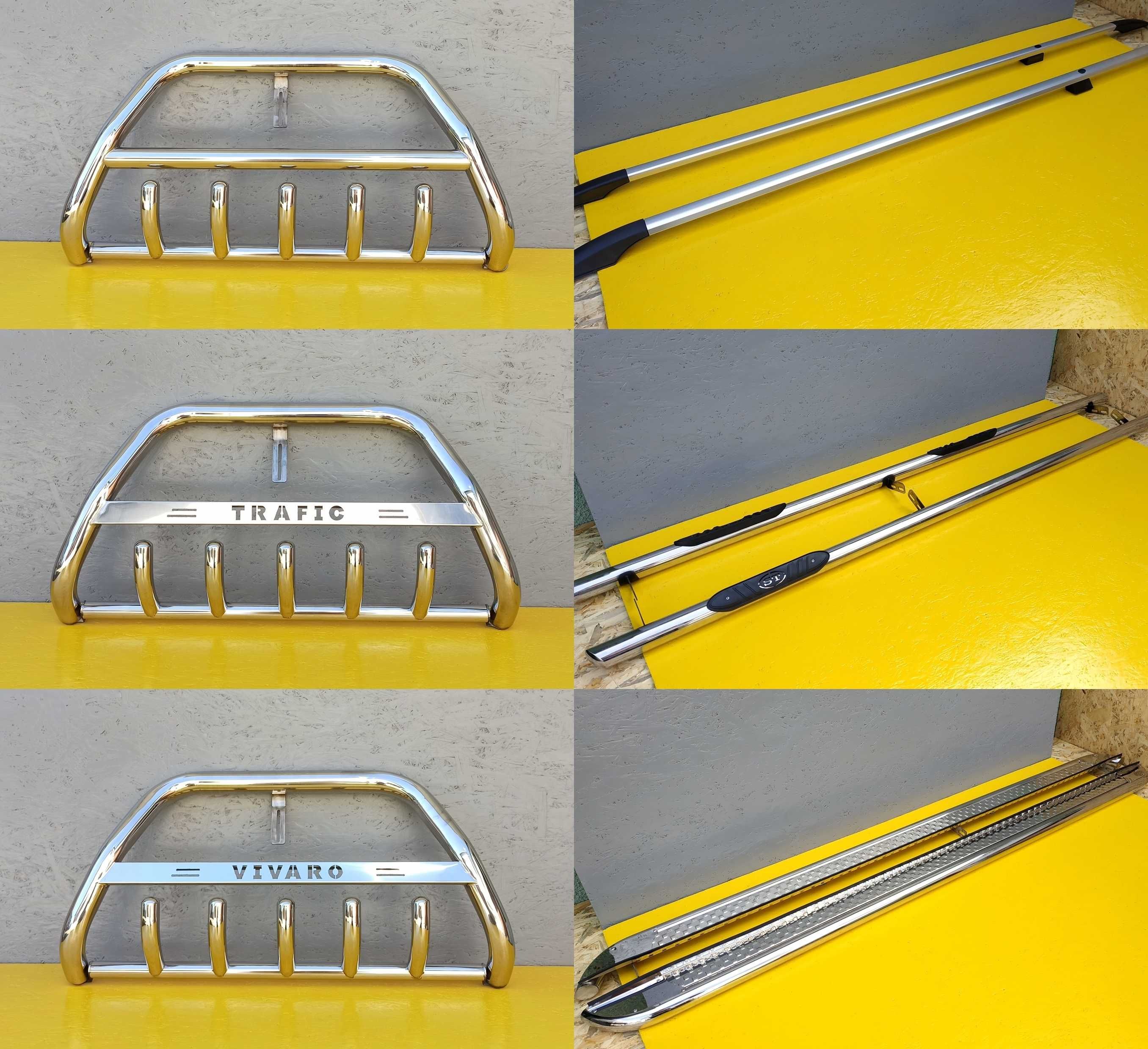 Пороги Подножки (труби) на Opel Vivaro Renault Trafic Виваро 15-21р