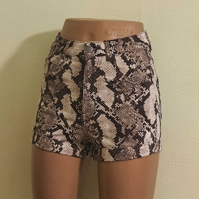 Короткие 5-карманные стрейчевые джинсовые шорты H&M 32-36EU 38-42 р