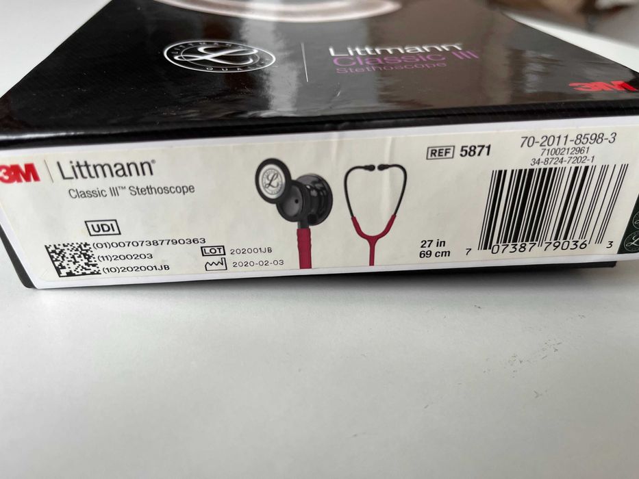 Stetoskop Littmann Classic III bordowy ref.5871