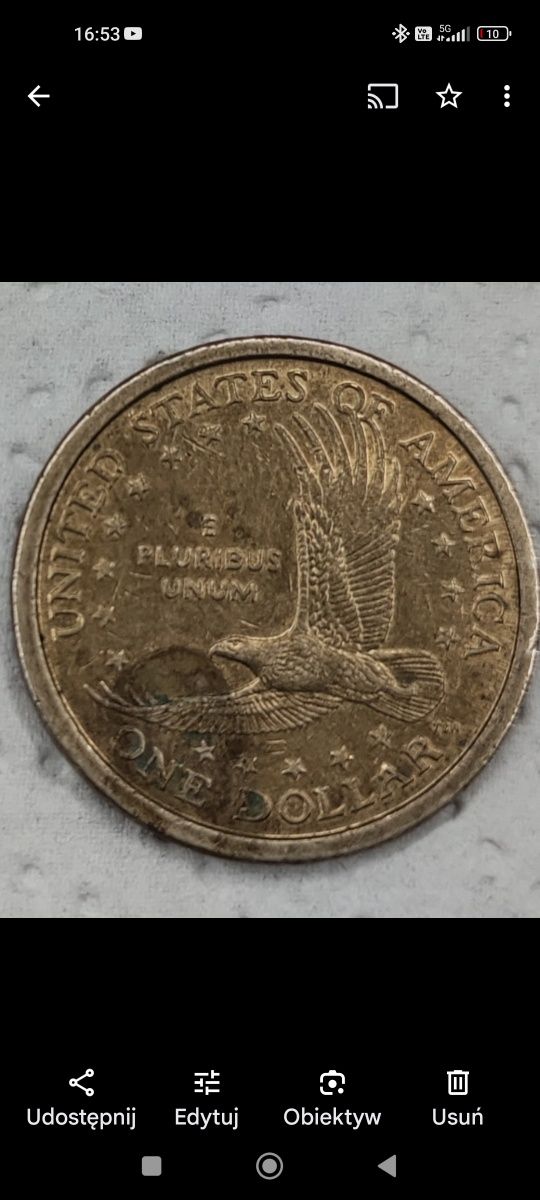 Moneta kolekcjonerska Sacagawea