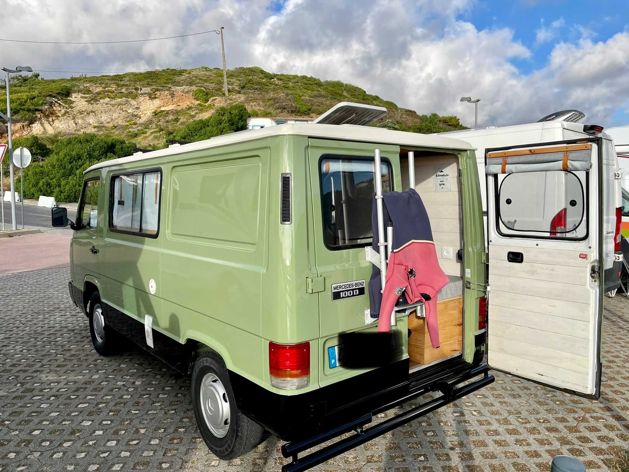 Campervan Mercedes 100D, 2/3 lugares, pronta para seguir viagem!