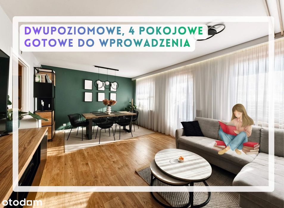 Dwupoziomowe dobrze urządzone mieszkanie |Tutaj masz wszystko pod ręką