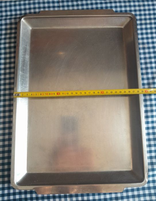 Tabuleiro raso em inox