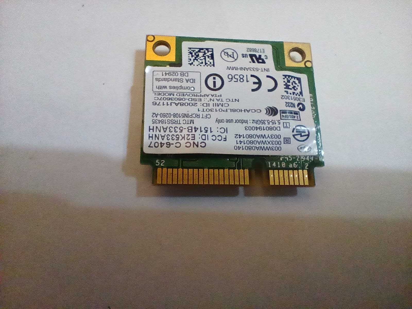 Karta wifi do Dell Latitude E6400.