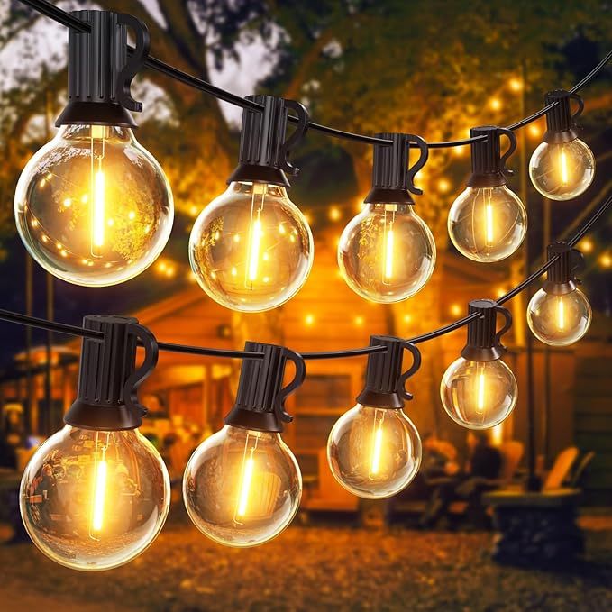 Suwin 30M Wodoodporna Girlanda LED G40 do Oświetlenia Ogrodu
